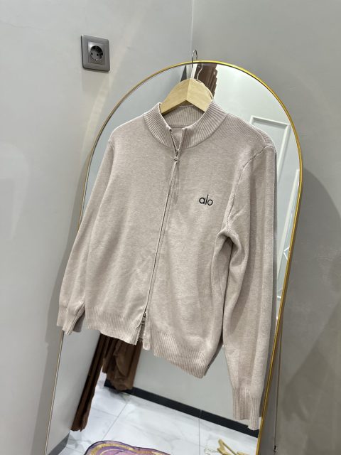 Sweater Rajut Import Double Zipper