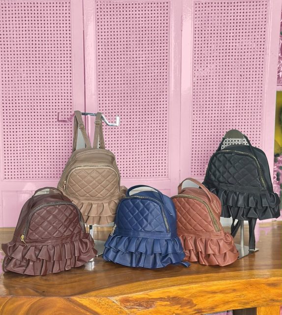 Tas Ransel Kuilting Rumbai