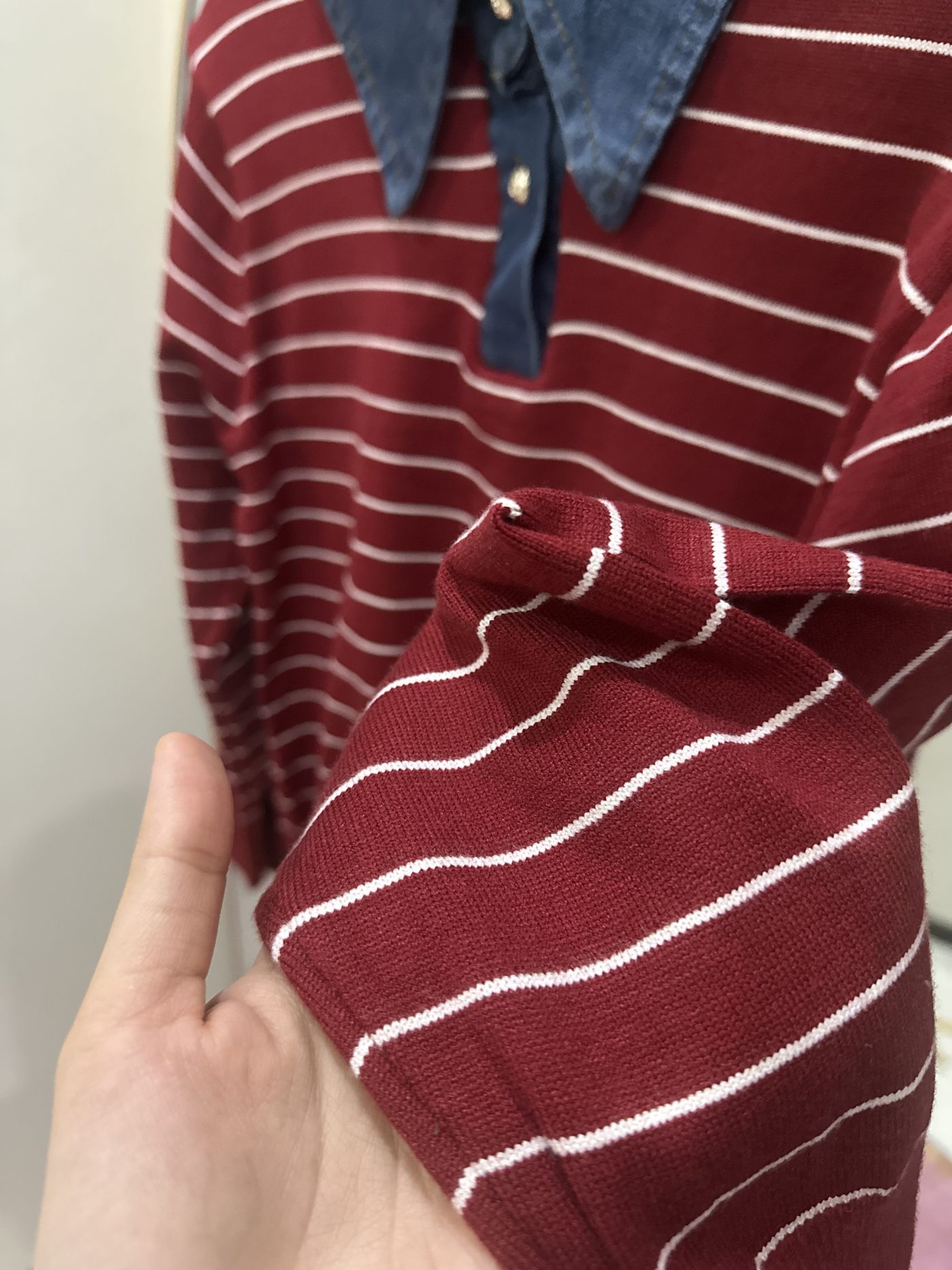 Sweater rajut stripe - foto 3