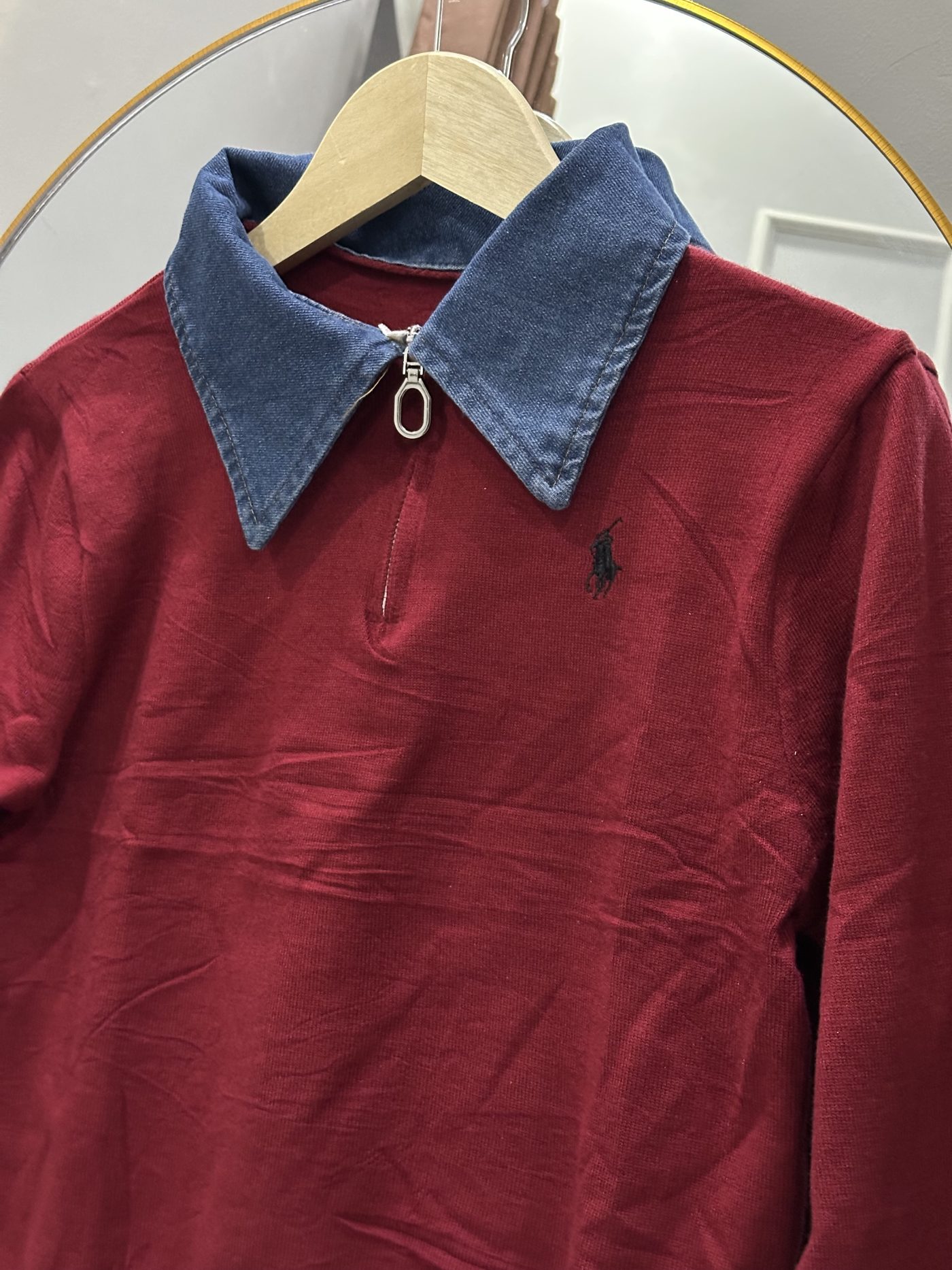 Sweater rajut polpol kerah - foto 2