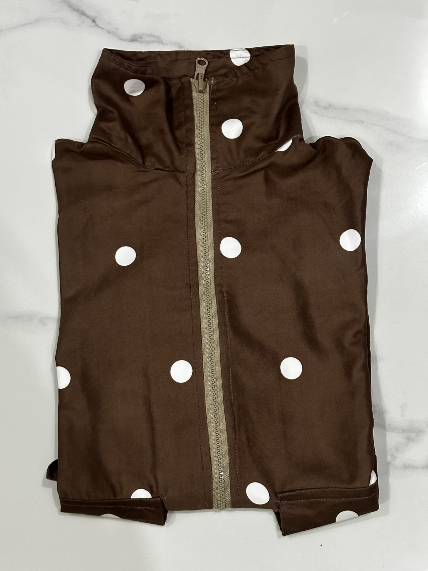 Jaket Polka - warna coklat