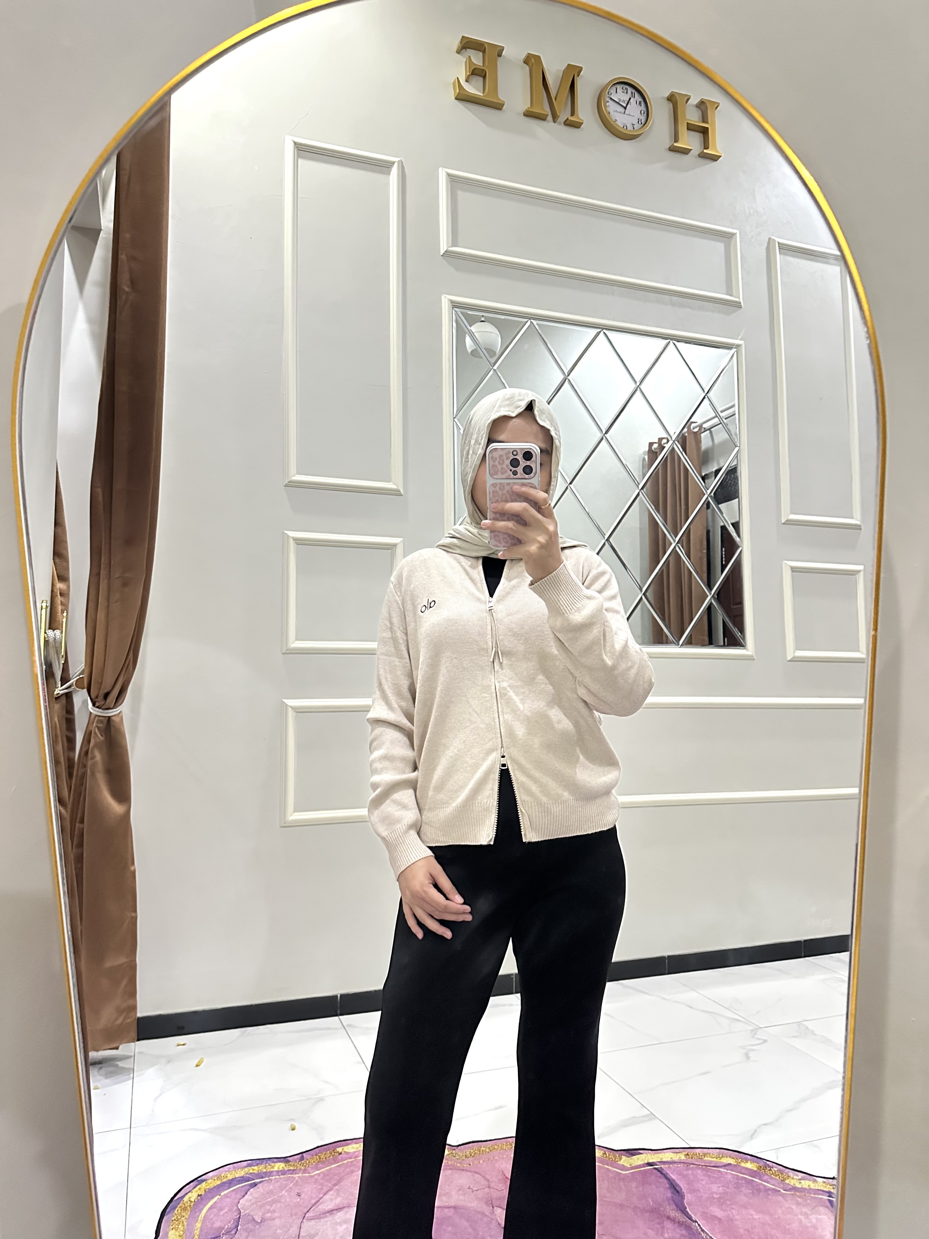 Sweater Rajut Import Double Zipper A1
