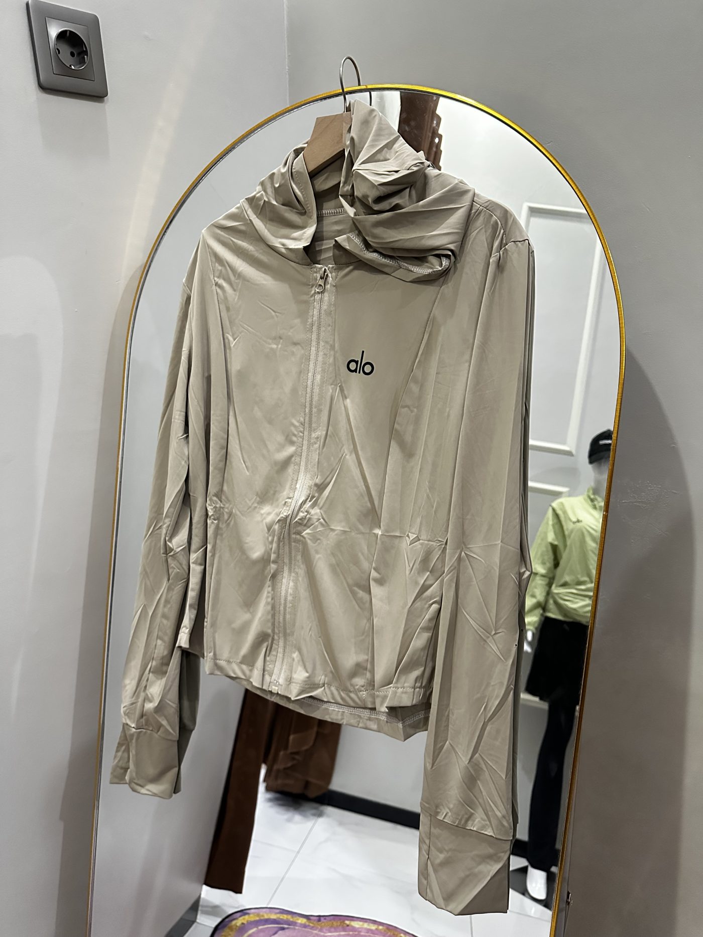 Jaket al al sport - warna Taupe