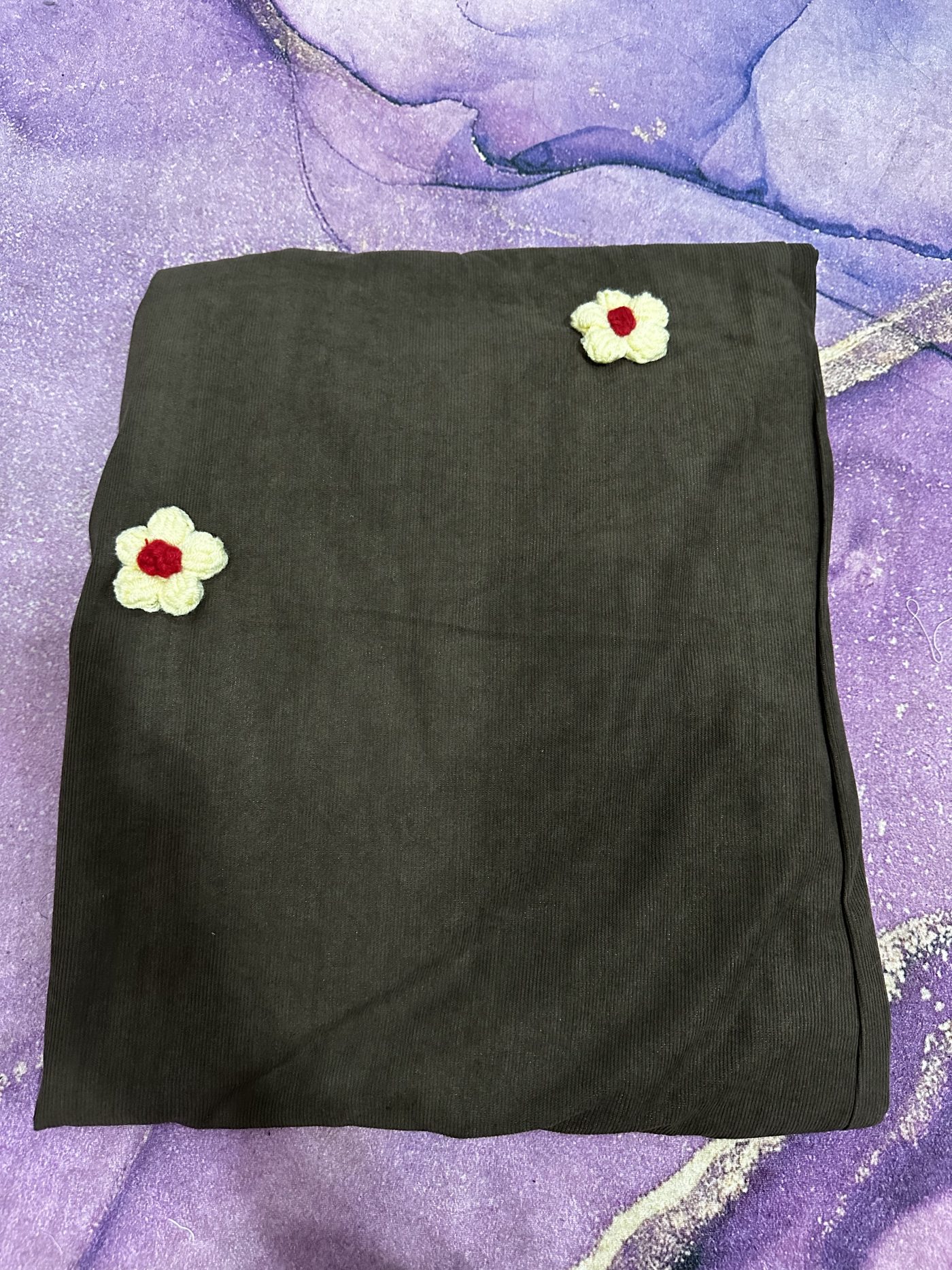 pants balon bunga - warna coklat