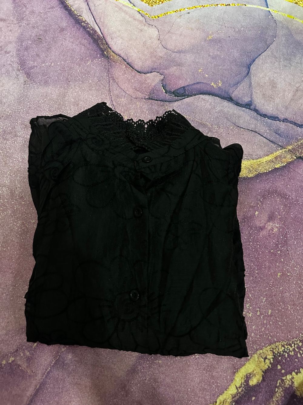 Blouse tangan balon - warna Hitam