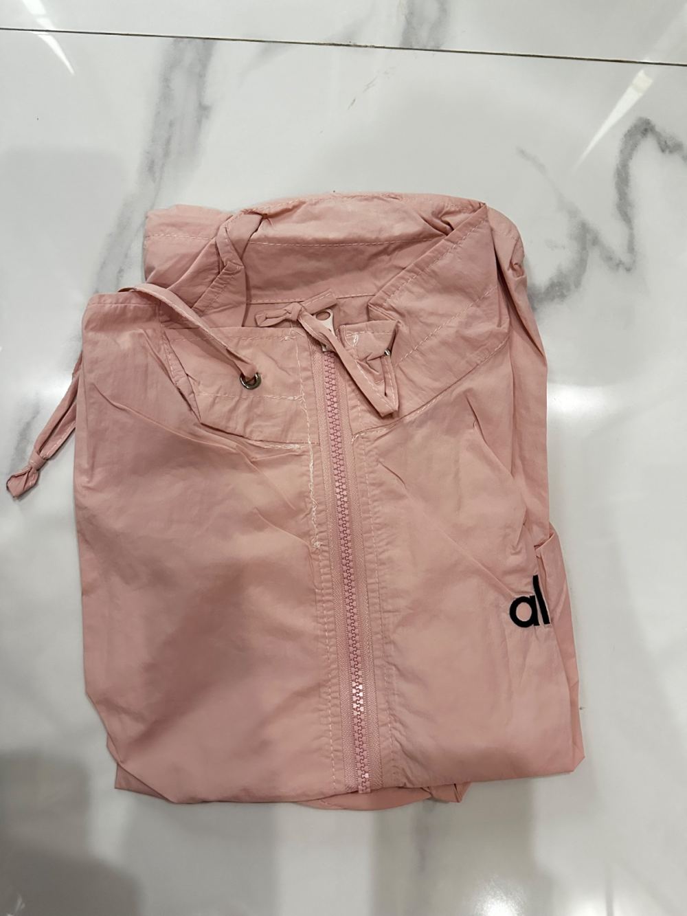 Jaket sport alo set tas - warna pink