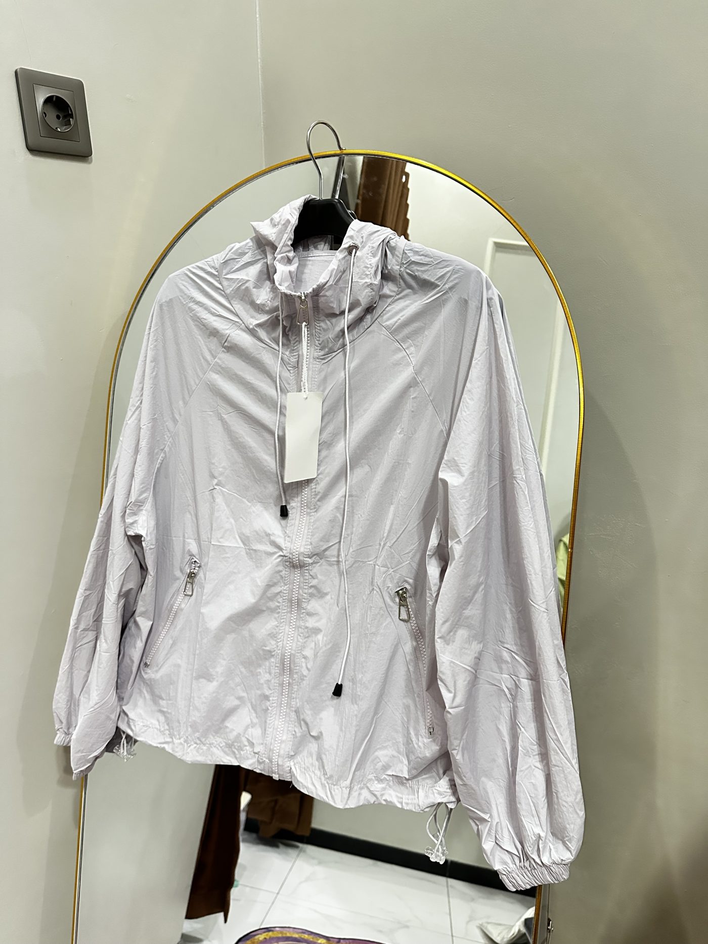 Jaket sprot 218 - warna ungu muda